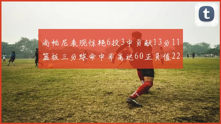 尚帕尼表现惊艳6投3中贡献13分11篮板三分球命中率高达60正负值22