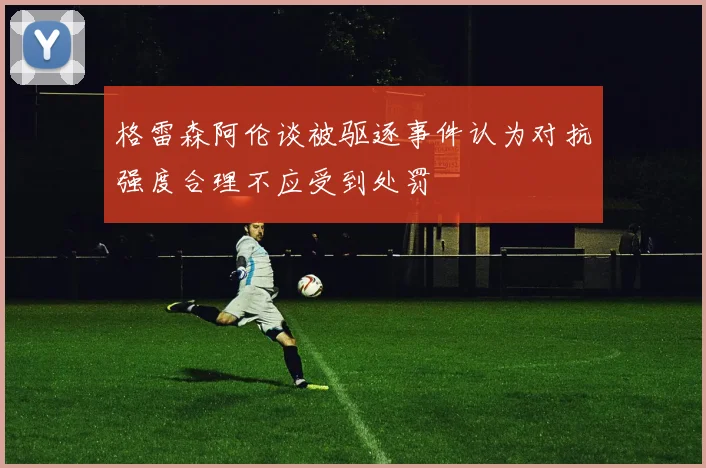 格雷森阿伦谈被驱逐事件认为对抗强度合理不应受到处罚